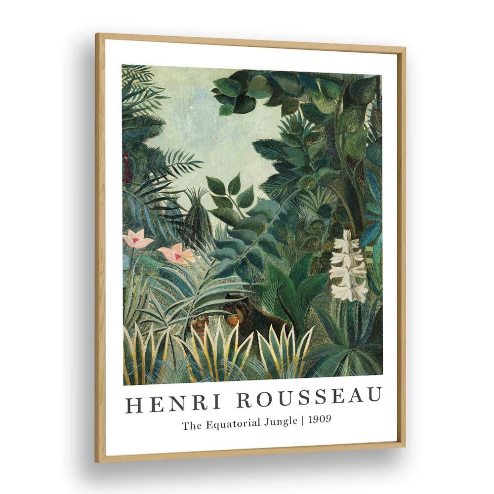 HENRI ROUSSEAU painting - ENCHANTING WILDERNESS: HENRI ROUSSEAU'S EQUATORIAL JUNGLE (1901) by Asianmonk