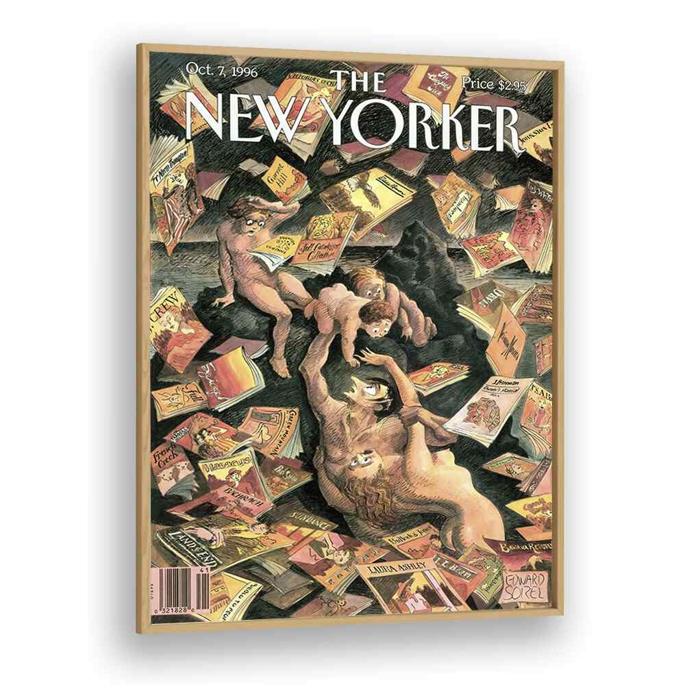 VINTAGE MAGAZINE COVER, NEW YORKER MAGAZINE POSTER - 1996 ISSUE III