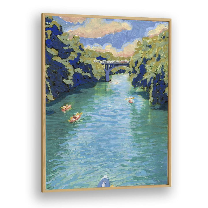 Eleanor Baker painting - BARTON CREEK AUSTIN by Asianmonk