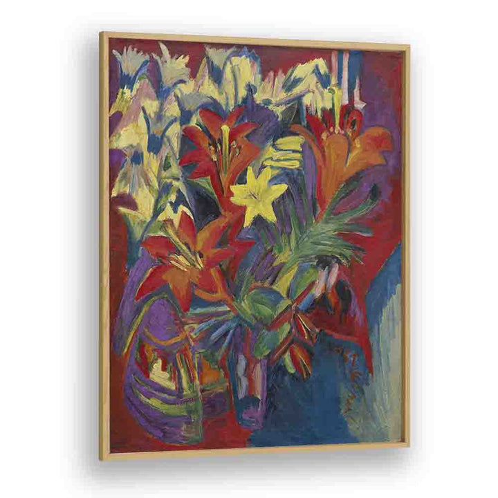 paul klee painting - ERNST LUDWIG KIRCHNER'S STILL LIFE WITH LILIES (1917) by Asianmonk