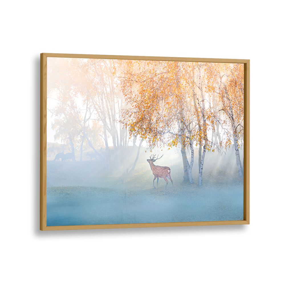 PHOTOGRAPHY painting - ELK LOST IN MIST by Asianmonk