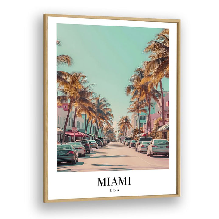 TRAVEL ART painting - MIAMI - USA by Asianmonk