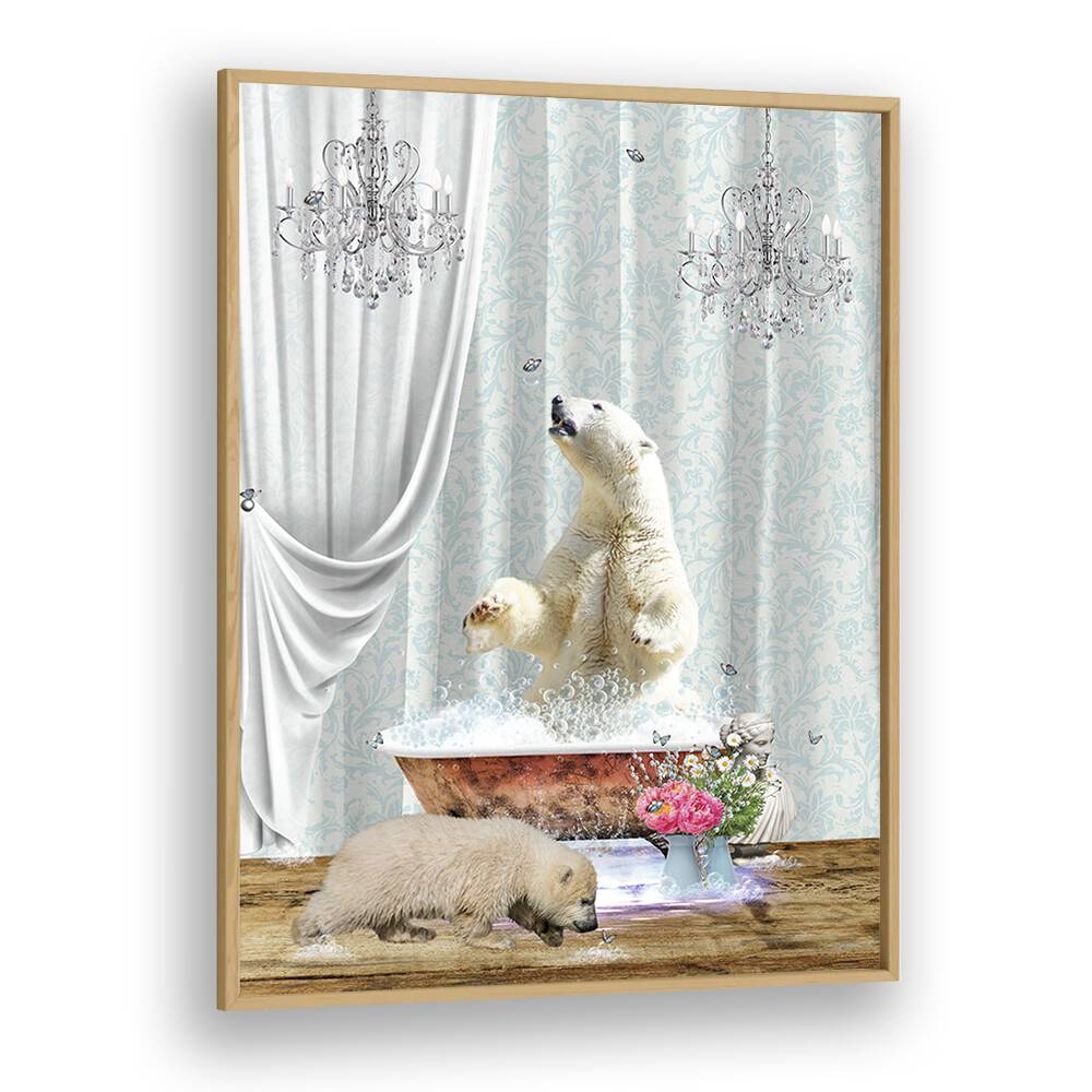 Quotes painting - POLAR BEARS A BUBBLES by Asianmonk