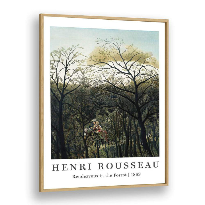 HENRI ROUSSEAU painting - HENRI ROUSSEAU - RENDEZOUS IN FOREST | 1889 by Asianmonk