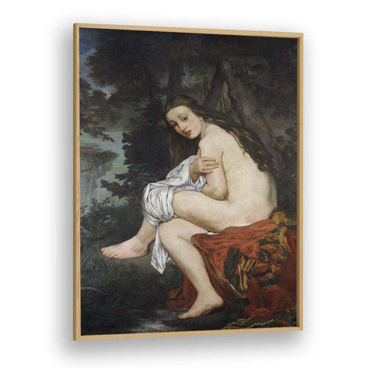 Edouard Manet painting - EDOUARD MANET (THE SURPRISED NYMPH) 1860 - 61 by Asianmonk