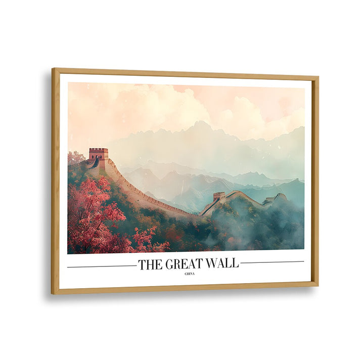 TRAVEL ART painting - THE GREAT WALL OF CHINA by Asianmonk