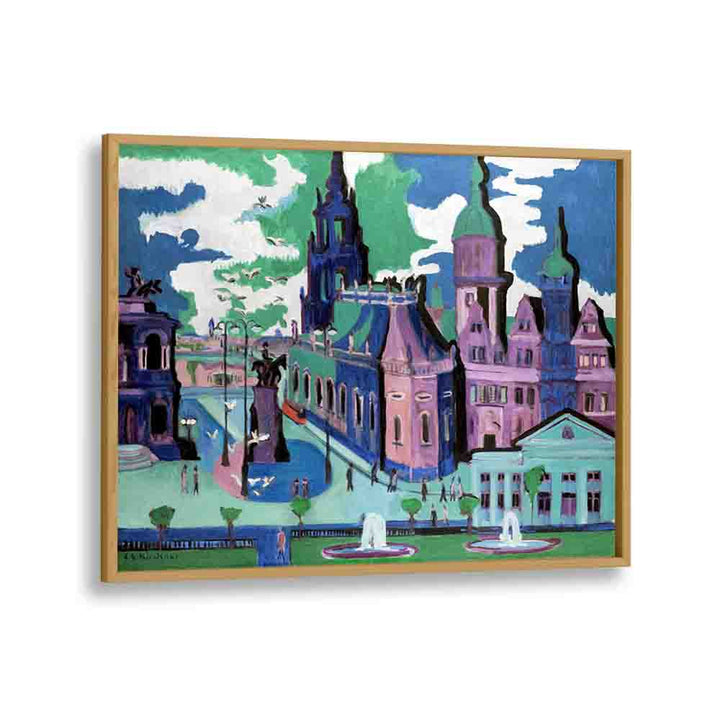  painting - VIEW OF DRESDEN SCHLOSSPLATZ (1926) by Asianmonk