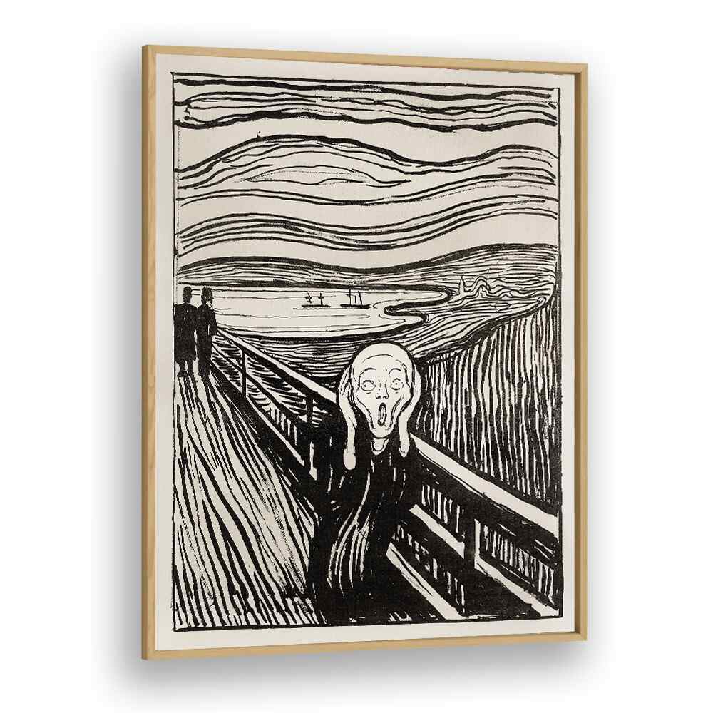 comic painting - THE SCREAM (1895) by Asianmonk