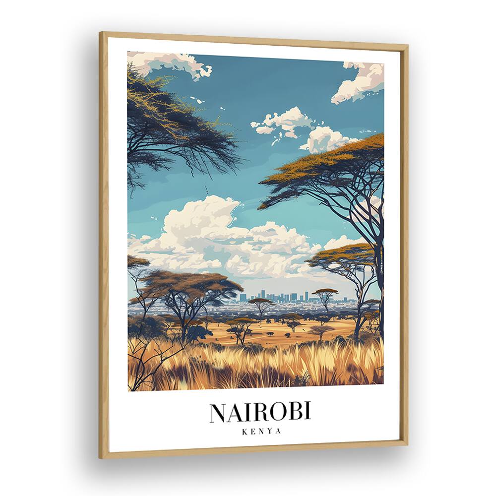 TRAVEL ART painting - NAIROBI - KENYA by Asianmonk