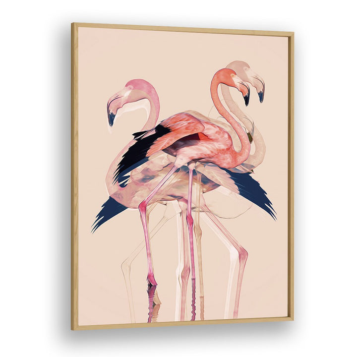 Christian Meermann painting - FLAMINGOS NR. III by Asianmonk