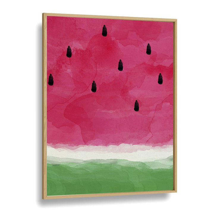 kitchen painting - WATERMELON ABSTRACT by Asianmonk