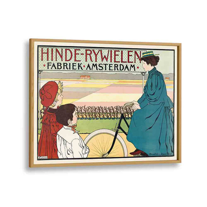 comic painting - HINDE-RIJWIELEN FABRIEK AMSTERDAM (1896–1898) by Asianmonk