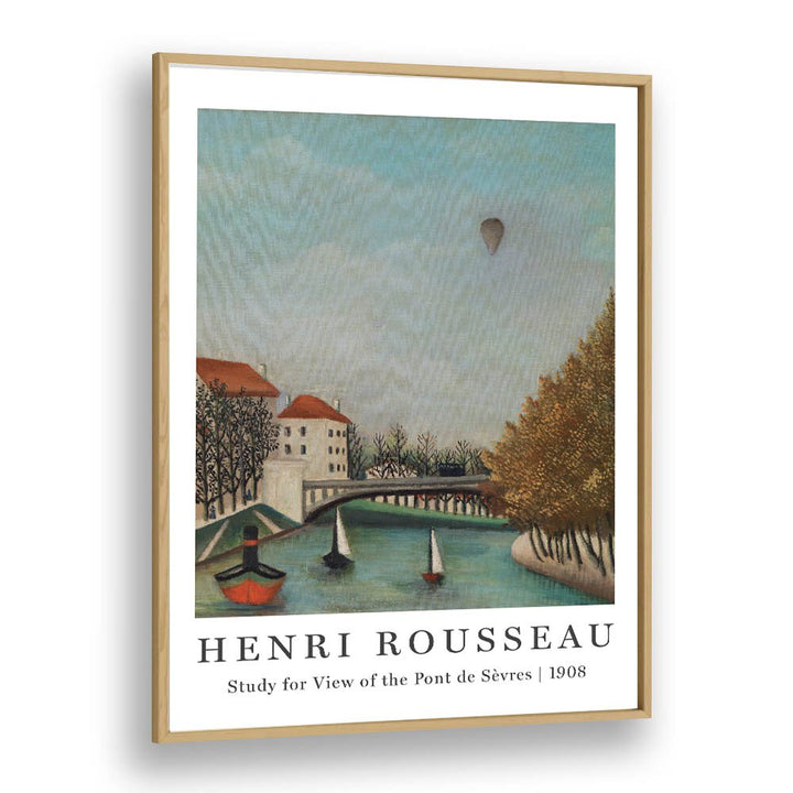 HENRI ROUSSEAU painting - HENRI ROUSSEAU'S 'STUDY FOR VIEW OF THE PONT DE SÈVRES' (1908) by Asianmonk