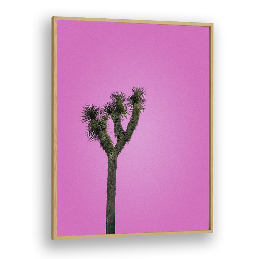 surreal painting - JOSHUA TREE WITH PINK SKY by Asianmonk