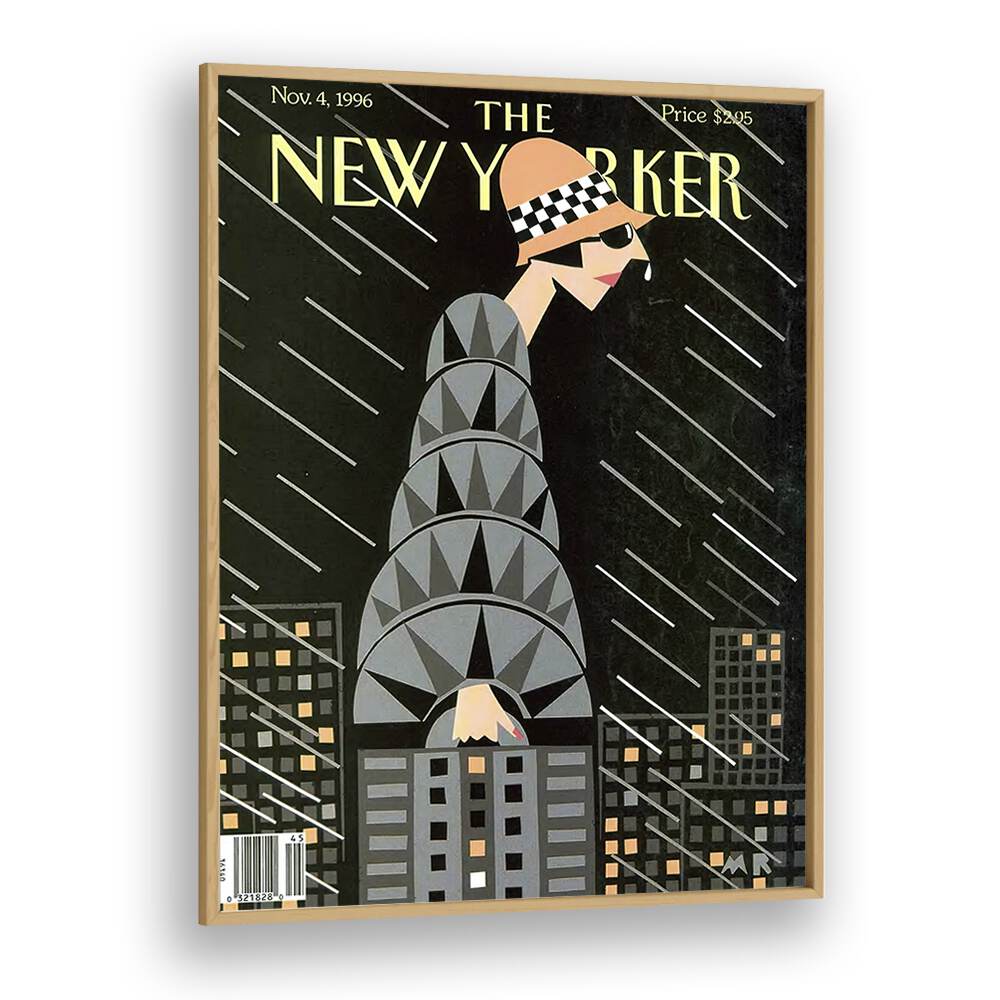 VINTAGE MAGAZINE COVER, THE HEIGHT OF FASHION BY MICHAEL ROBERTS - NEW YORKER NOV 4 1996