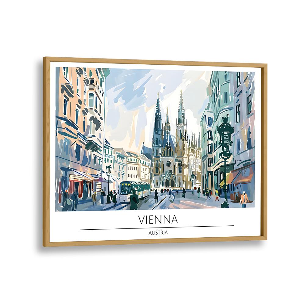 TRAVEL ART painting - VIENNA - AUSTRIA II by Asianmonk