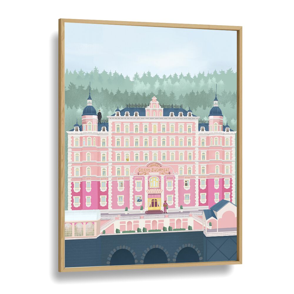 Petra Lidze painting - THE GRAND BUDAPEST HOTEL BY PETRA LIDZE by Asianmonk