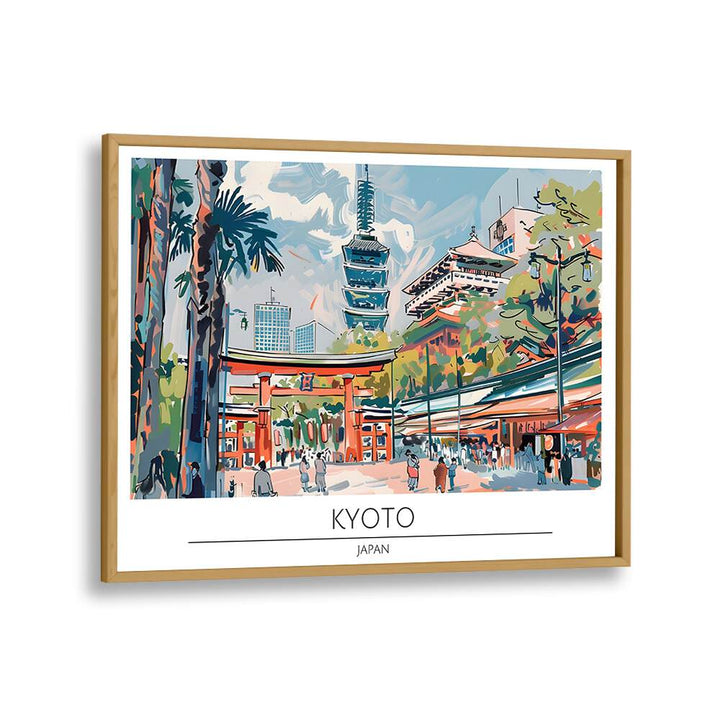 TRAVEL ART painting - KYOTO - JAPAN by Asianmonk