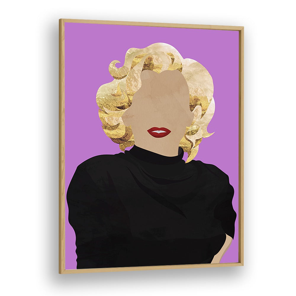 Ritvik Takkar painting - FACELESS MARILYN MONROE MODERN ART by Asianmonk