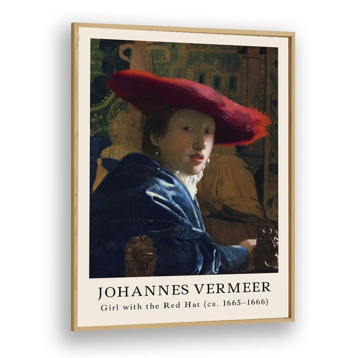 JOHANNES VERMEER - GIRL WITH RED HAT. 1665 - 1666