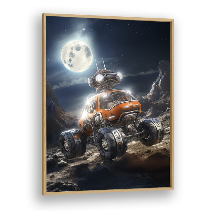 AUTOMOTIVE painting - SPACE CAR I by Asianmonk