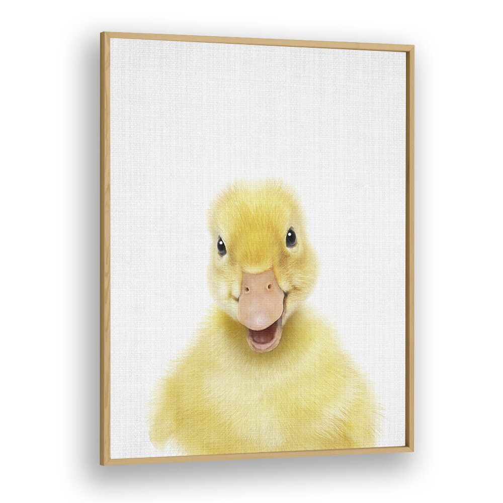 PEEKABOO BABY DUCK BY LOLA PEACOCK  , KIDS ROOM PAINTINGS , KIDS ROOM WALL ART