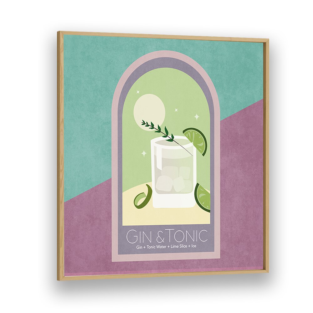 Bar Art painting - KOKTEYL GIN TONIC BY EMEL TUNABOYLU by Asianmonk