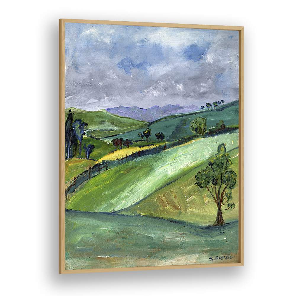 Vintage painting - THE COUNTRYSIDE by Asianmonk