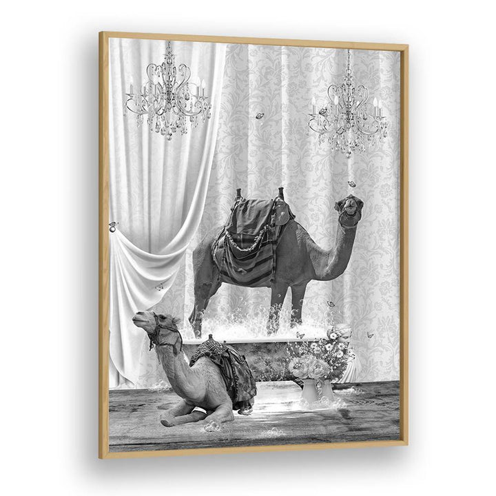 Quotes painting - CAMELS A BUBBLES BLACK AND WHITE by Asianmonk