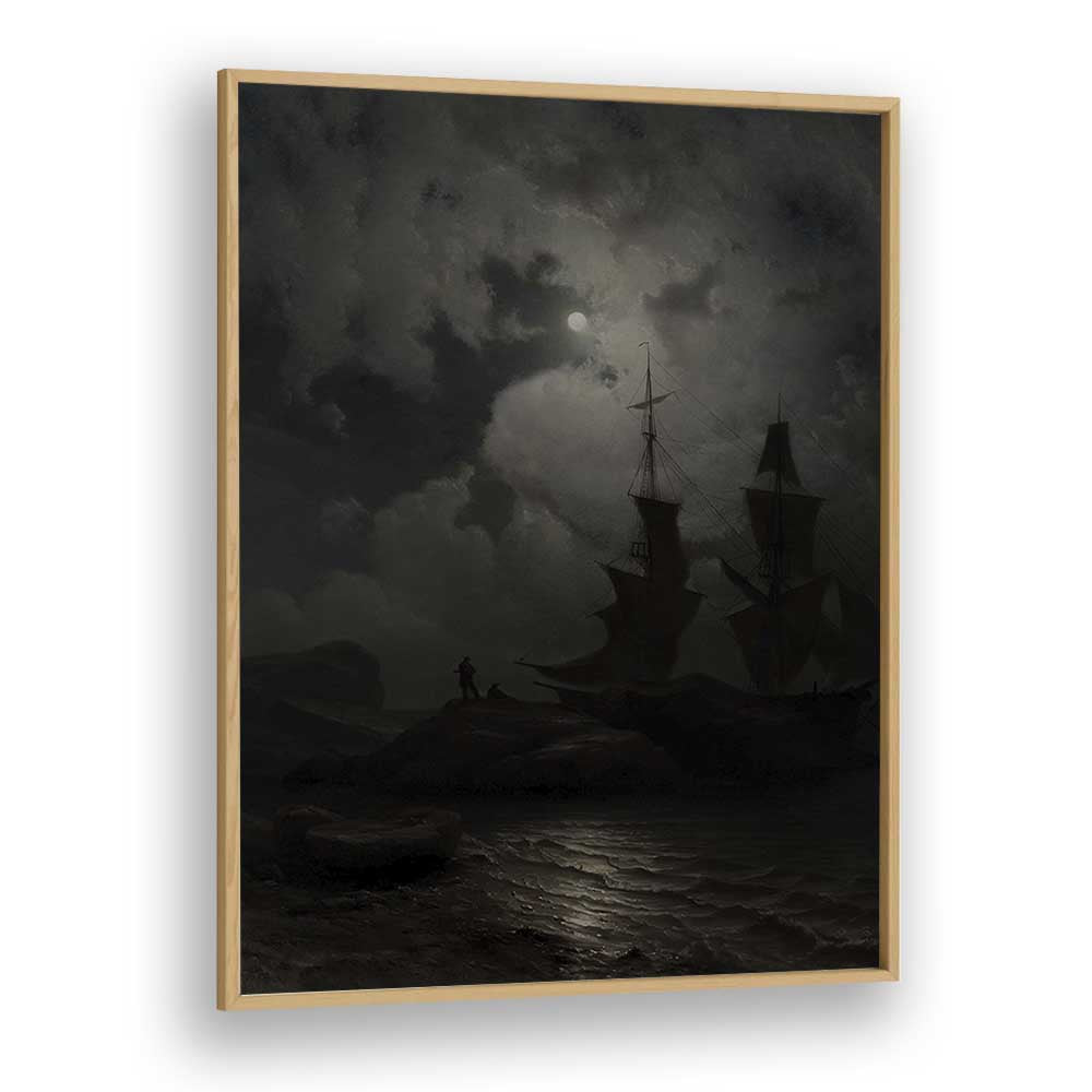 Christian Meermann painting - WILIGHT VOYAGES SHIPS SAILING INTO THE UNKNOWN by Asianmonk