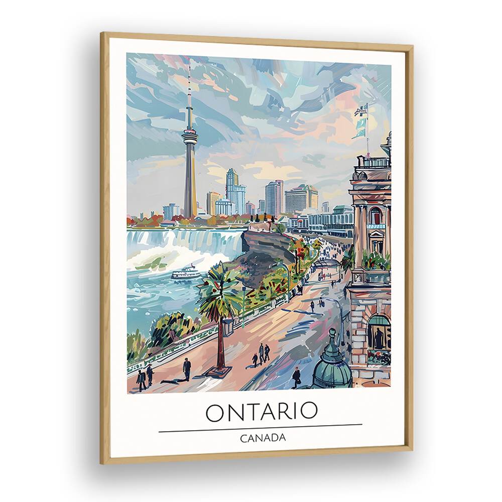 TRAVEL ART painting - ONTARIO - CANADA TRAVEL ART by Asianmonk