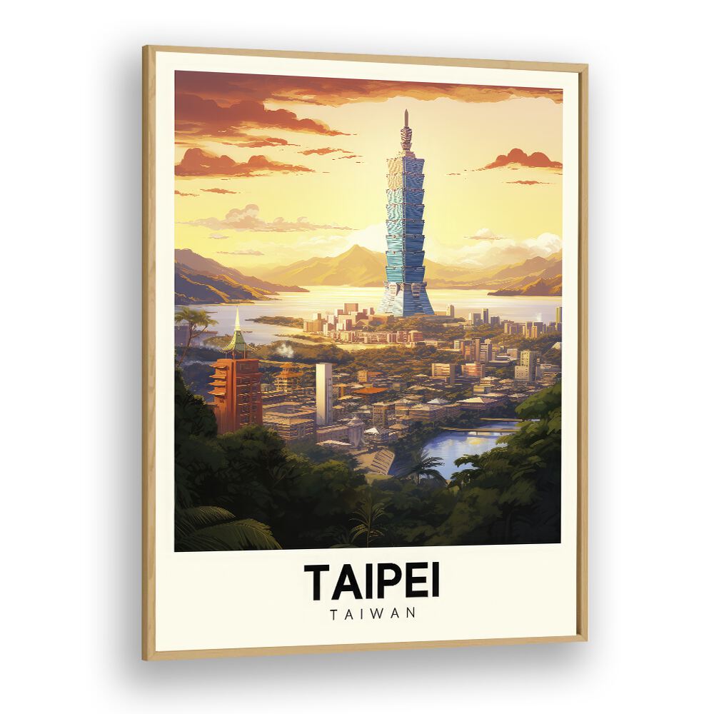 TRAVEL ART painting - TAIPEI TAPESTRY: A VISUAL JOURNEY THROUGH TAIWAN'S CAPITAL by Asianmonk