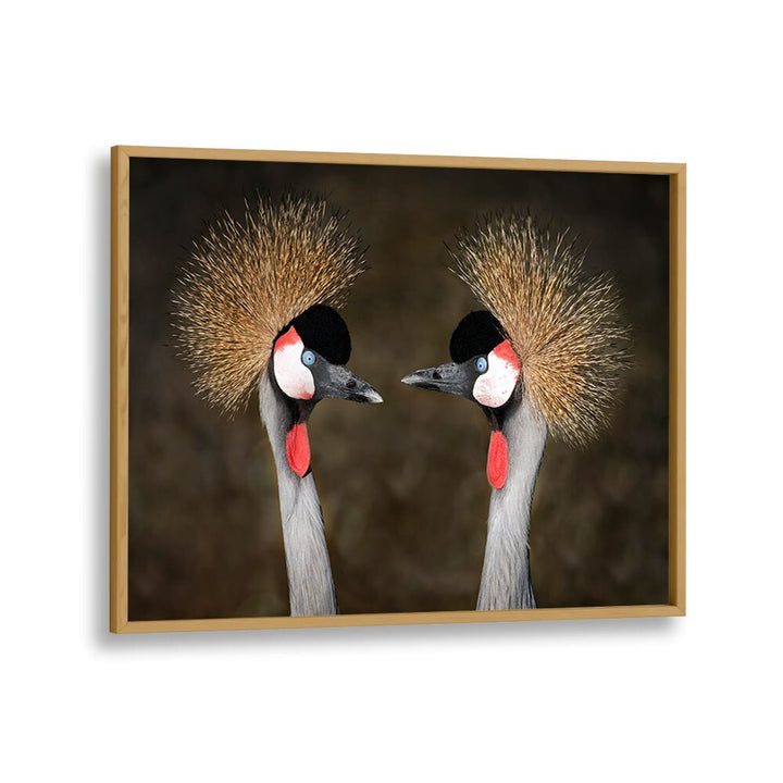 PHOTOGRAPHY painting - GREY CROWNED CRANES APPOINTMENT by Asianmonk