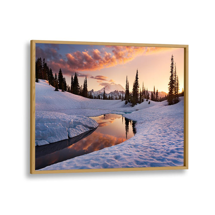 kids painting - LAKE TIPSOO IN MOUNT RAINIER by Asianmonk