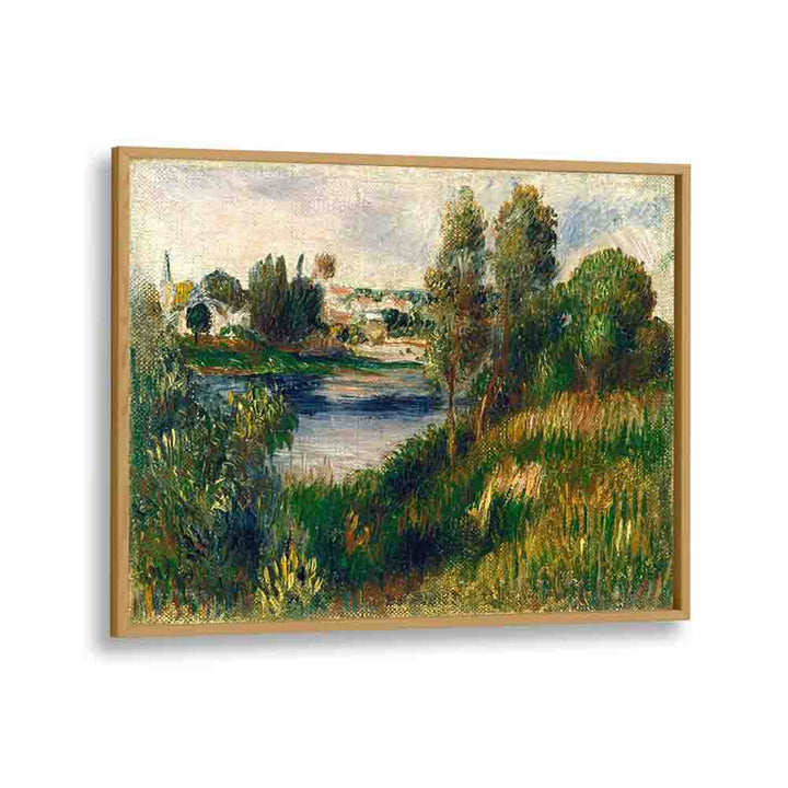  painting - LANDSCAPE AT VÉTHEUIL (C. 1890) by Asianmonk