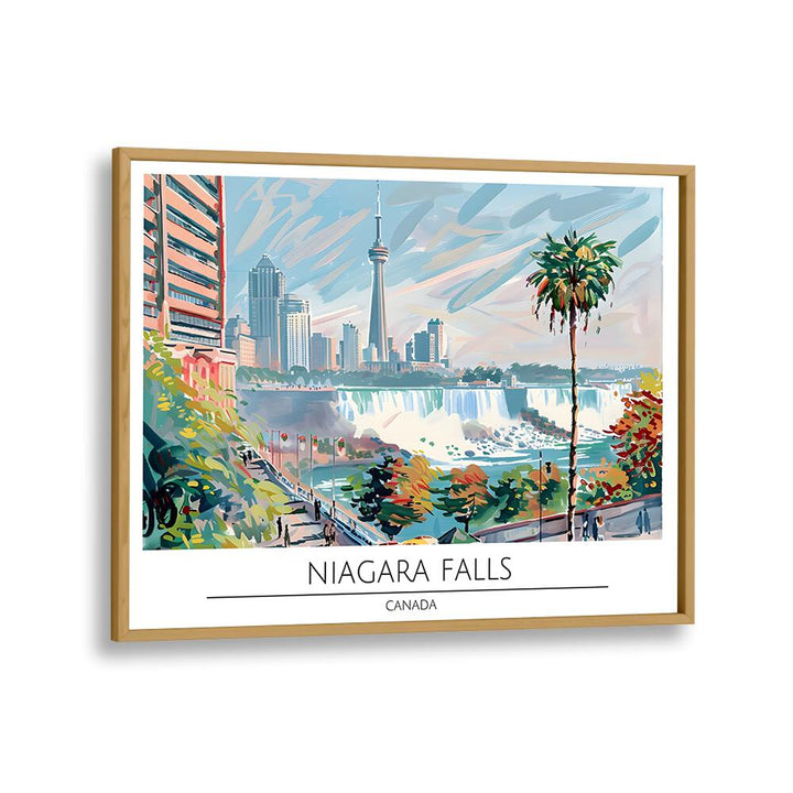 TRAVEL ART painting - NIAGARA FALLS - CANADA by Asianmonk