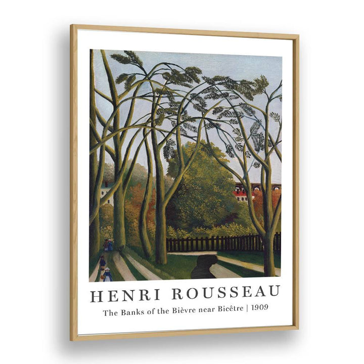 HENRI ROUSSEAU painting - HENRI ROUSSEAU - THE BANK OF THE BIEVRE NEAR BICETRE | 1909 by Asianmonk