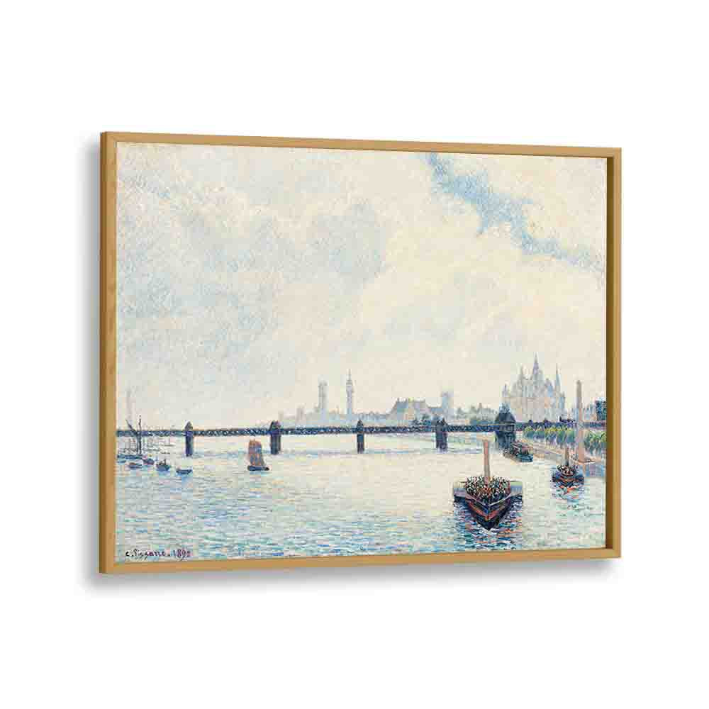  painting - CHARING CROSS BRIDGE, LONDON (1890) by Asianmonk