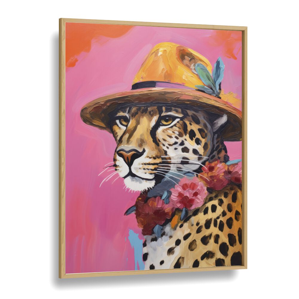 ANIMALS painting - PINK CHEETAH I by Asianmonk