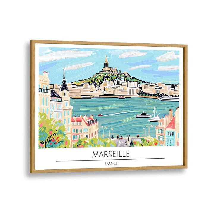 TRAVEL ART painting - MARSEILLE CITY - FRANCE by Asianmonk