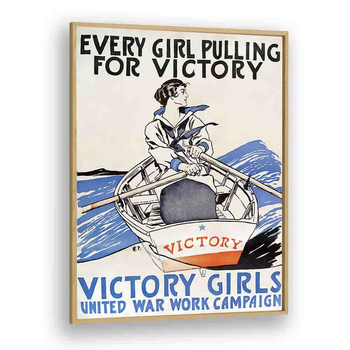 EVERY GIRL PULLING FOR VICTORY, VICTORY GIRLS UNITED WAR WORK CAMPAIGN (1918)