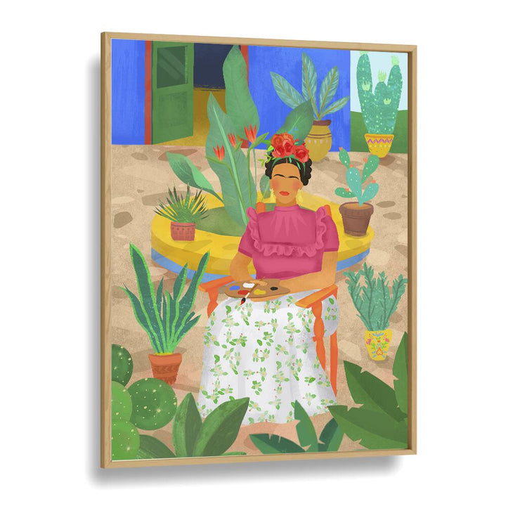 Petra Lidze painting - FRIDA I BY PETRA LIDZE by Asianmonk