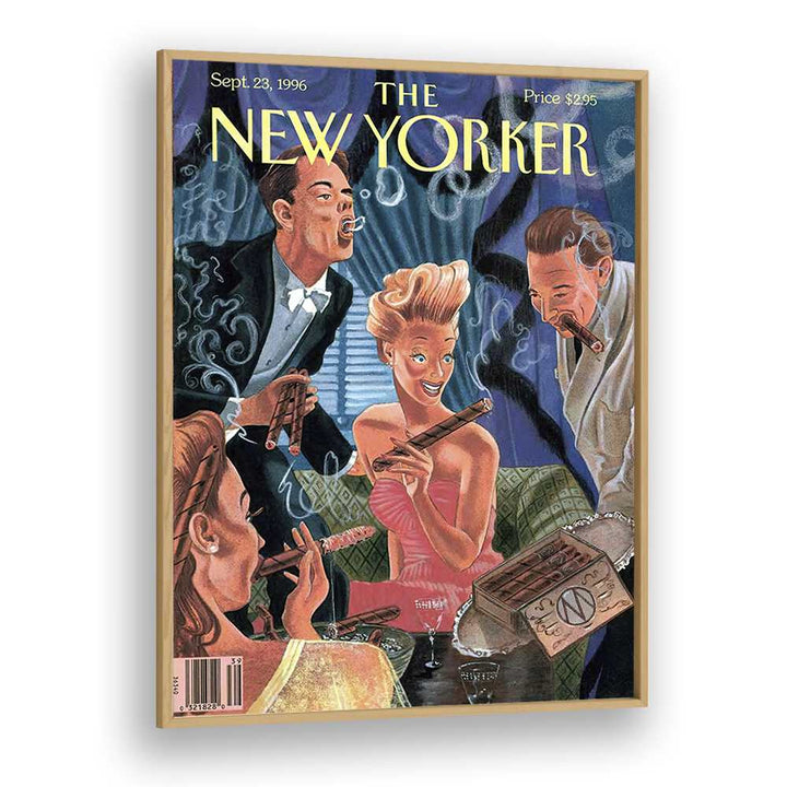 VINTAGE MAGAZINE COVER BY M SCOTT MILLER - NEW YOKERS 1996