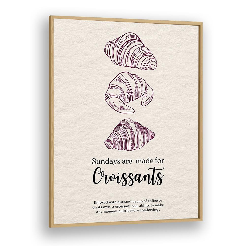 kitchen painting - SUNDAYS ARE MADE FOR CROISSANT by Asianmonk