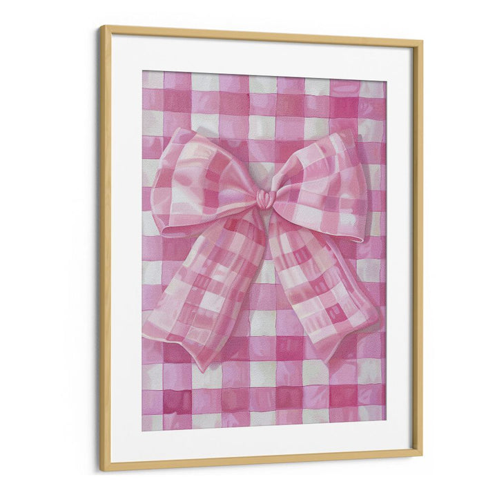 ABSTRACT painting - SWEET PINK CHECKERBOARD by Asianmonk