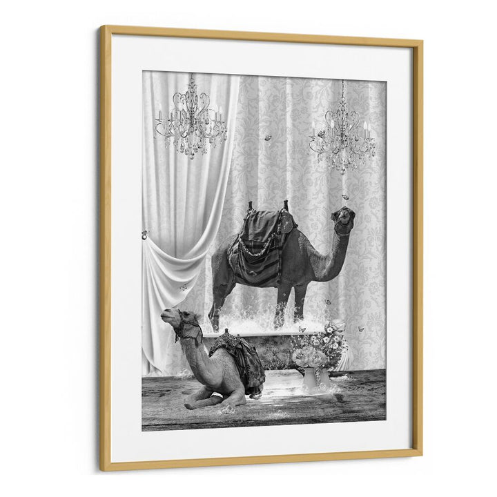 Quotes painting - CAMELS A BUBBLES BLACK AND WHITE by Asianmonk