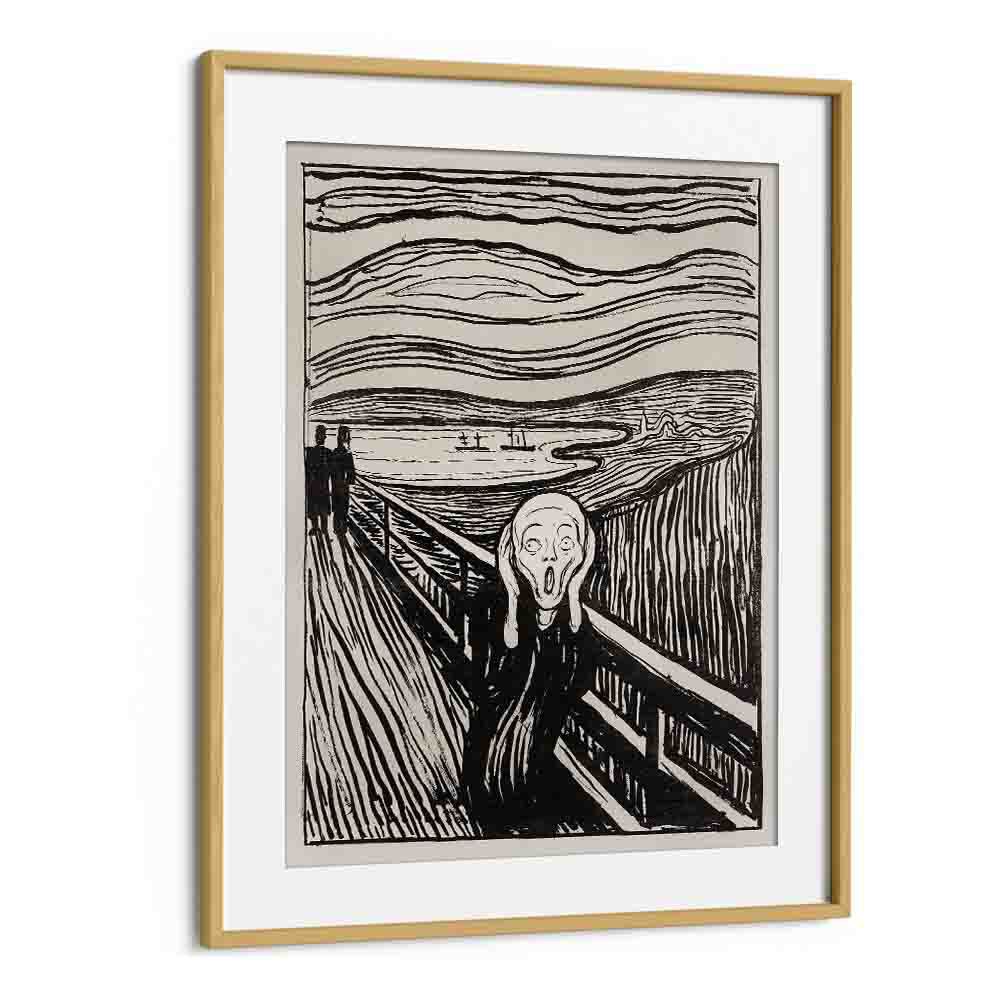 comic painting - THE SCREAM (1895) by Asianmonk