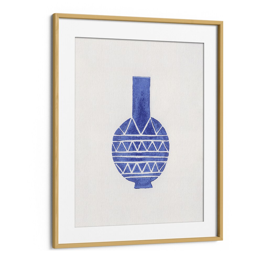 LINOCUT VASE VIII BY ALISA GALITSYNA GEOMETRIC ART PRINTS, GEOMETRIC PAINTINGS