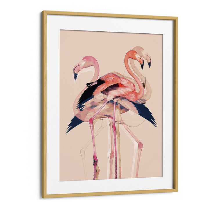 Christian Meermann painting - FLAMINGOS NR. III by Asianmonk