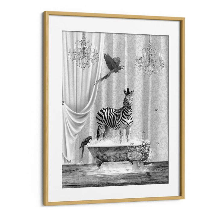 Quotes painting - ZEBRA PARROTS A BUBBLES BLACK A WHITE by Asianmonk